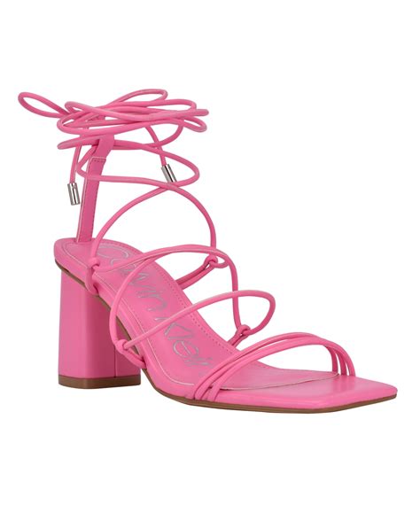 calvin klein damen schuhe pink|calvin klein heel sandals.